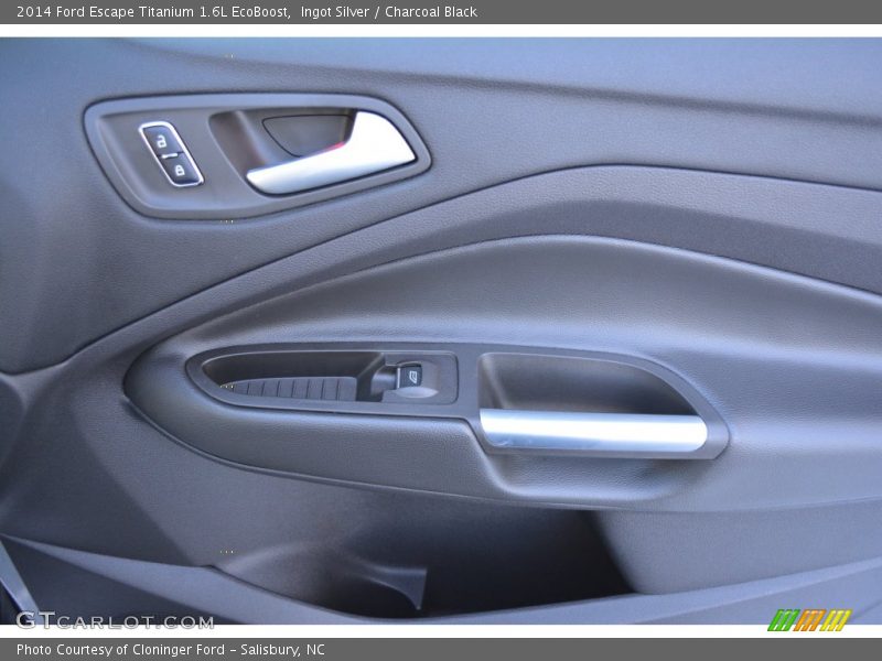 Ingot Silver / Charcoal Black 2014 Ford Escape Titanium 1.6L EcoBoost
