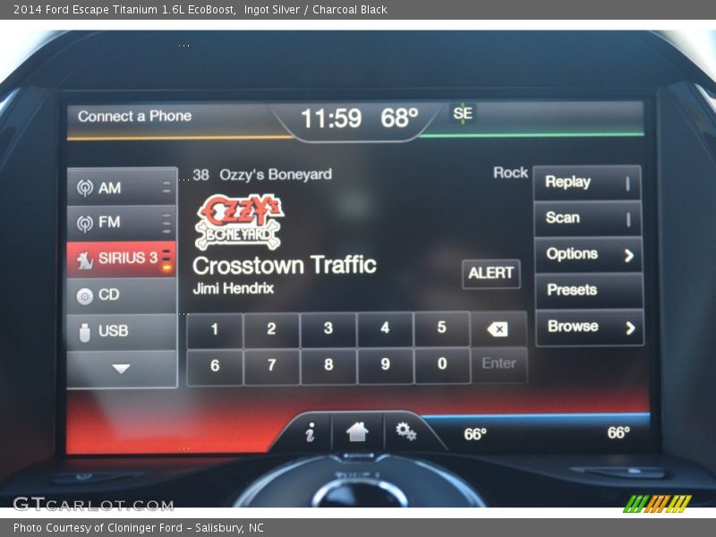 Ingot Silver / Charcoal Black 2014 Ford Escape Titanium 1.6L EcoBoost