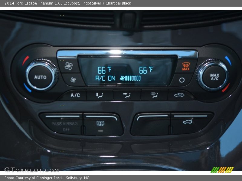 Ingot Silver / Charcoal Black 2014 Ford Escape Titanium 1.6L EcoBoost