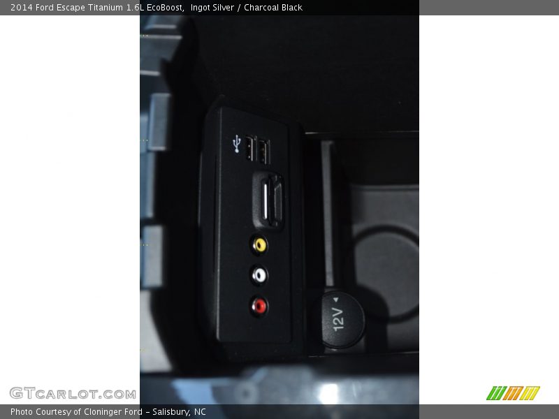 Ingot Silver / Charcoal Black 2014 Ford Escape Titanium 1.6L EcoBoost