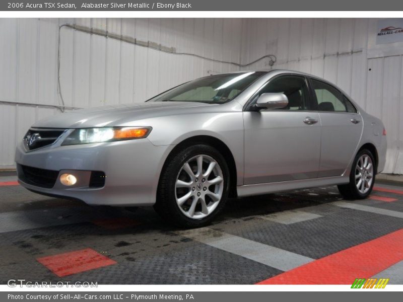 Alabaster Silver Metallic / Ebony Black 2006 Acura TSX Sedan