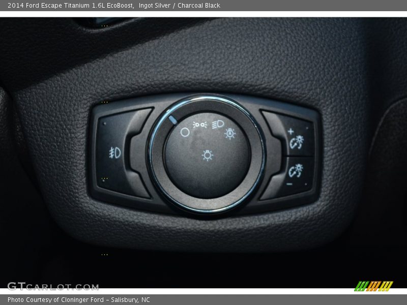 Ingot Silver / Charcoal Black 2014 Ford Escape Titanium 1.6L EcoBoost