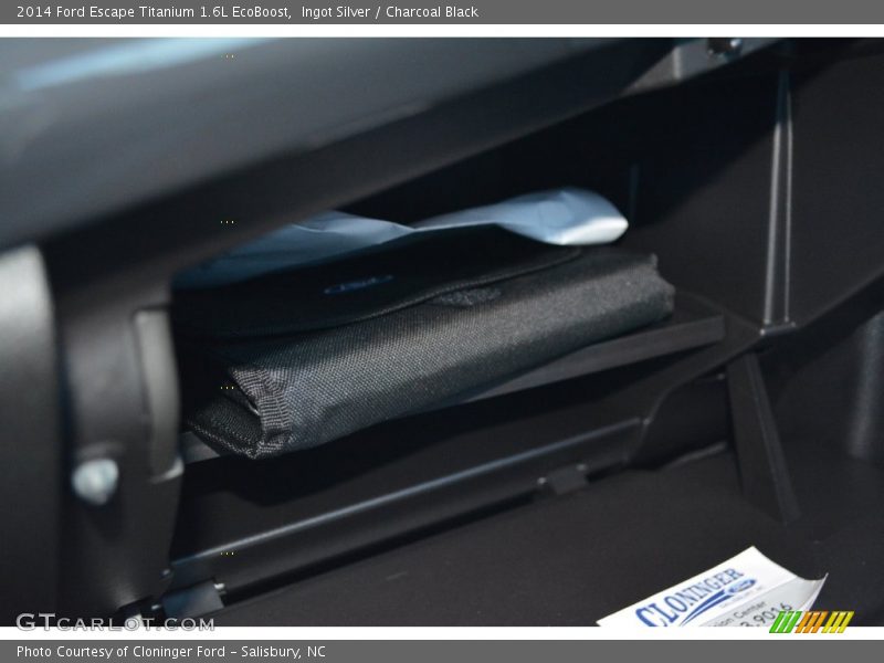 Ingot Silver / Charcoal Black 2014 Ford Escape Titanium 1.6L EcoBoost