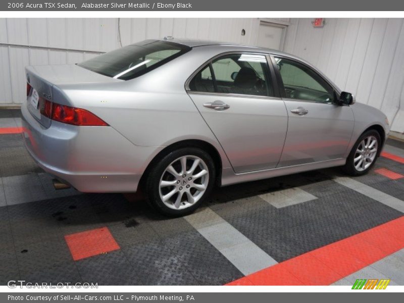 Alabaster Silver Metallic / Ebony Black 2006 Acura TSX Sedan