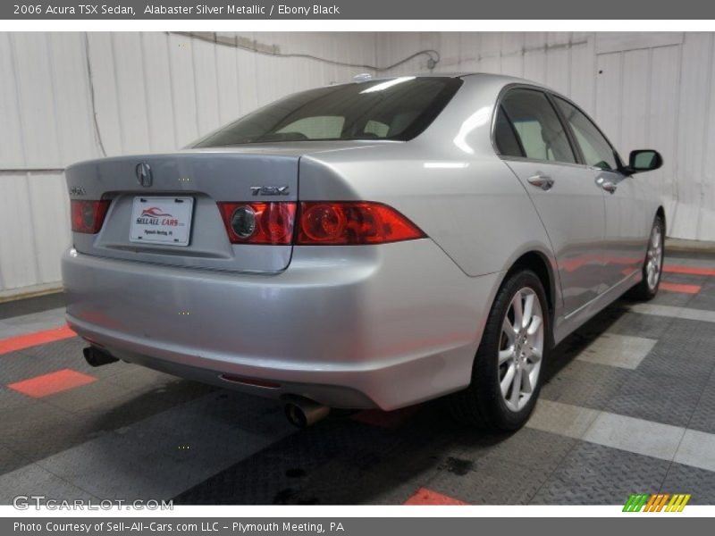Alabaster Silver Metallic / Ebony Black 2006 Acura TSX Sedan