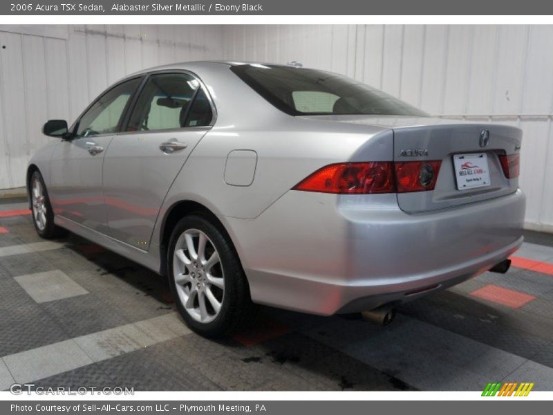 Alabaster Silver Metallic / Ebony Black 2006 Acura TSX Sedan