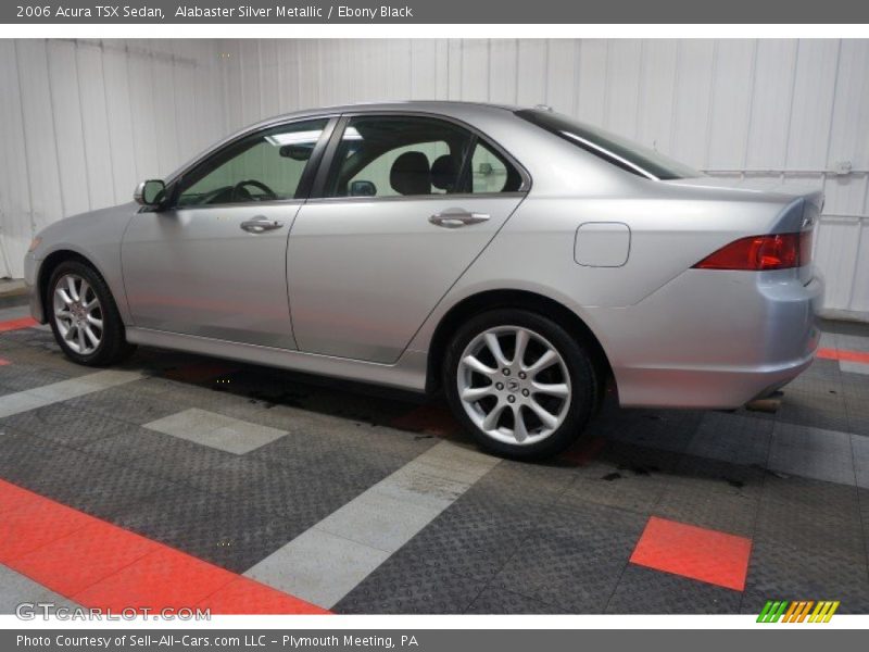 Alabaster Silver Metallic / Ebony Black 2006 Acura TSX Sedan