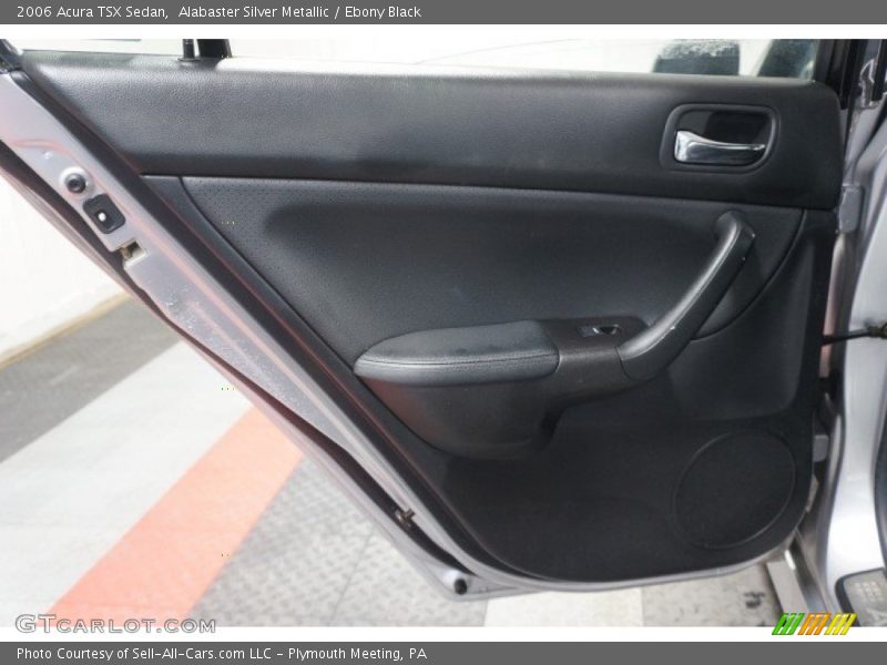 Alabaster Silver Metallic / Ebony Black 2006 Acura TSX Sedan