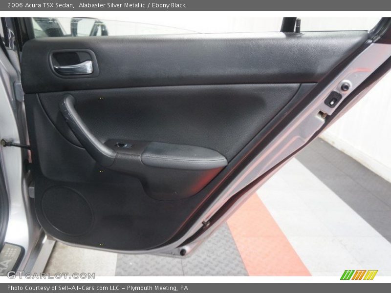 Alabaster Silver Metallic / Ebony Black 2006 Acura TSX Sedan
