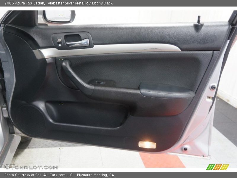 Alabaster Silver Metallic / Ebony Black 2006 Acura TSX Sedan