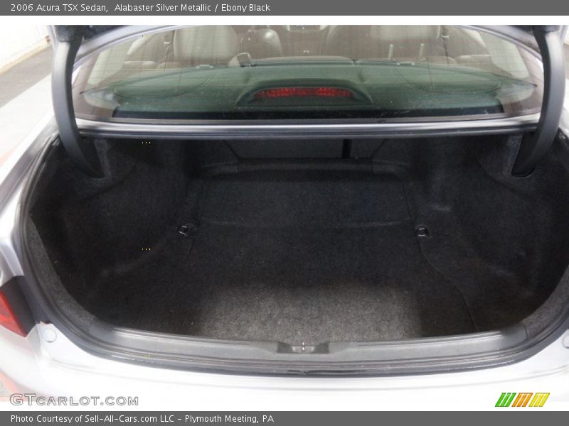 Alabaster Silver Metallic / Ebony Black 2006 Acura TSX Sedan