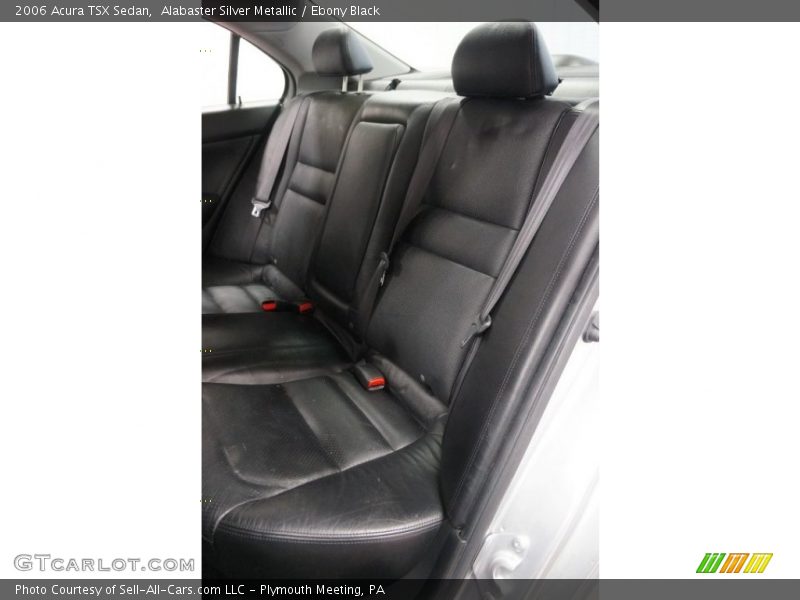 Alabaster Silver Metallic / Ebony Black 2006 Acura TSX Sedan