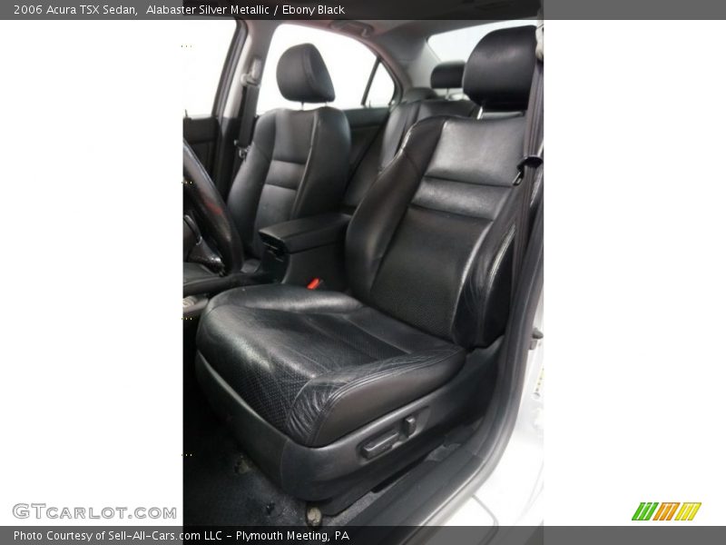 Alabaster Silver Metallic / Ebony Black 2006 Acura TSX Sedan