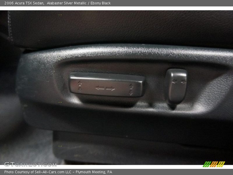 Alabaster Silver Metallic / Ebony Black 2006 Acura TSX Sedan