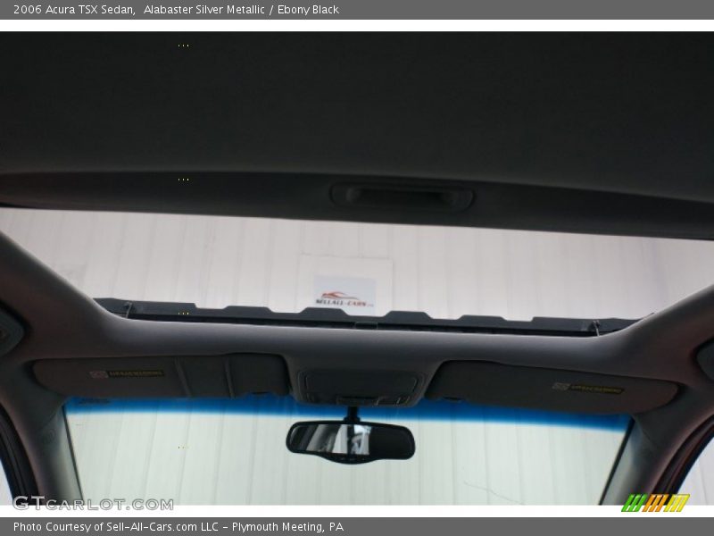 Alabaster Silver Metallic / Ebony Black 2006 Acura TSX Sedan