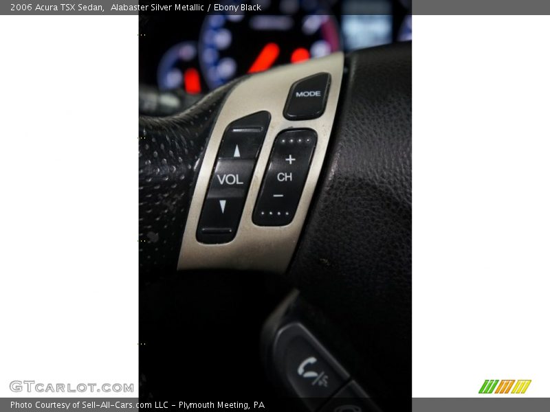 Alabaster Silver Metallic / Ebony Black 2006 Acura TSX Sedan