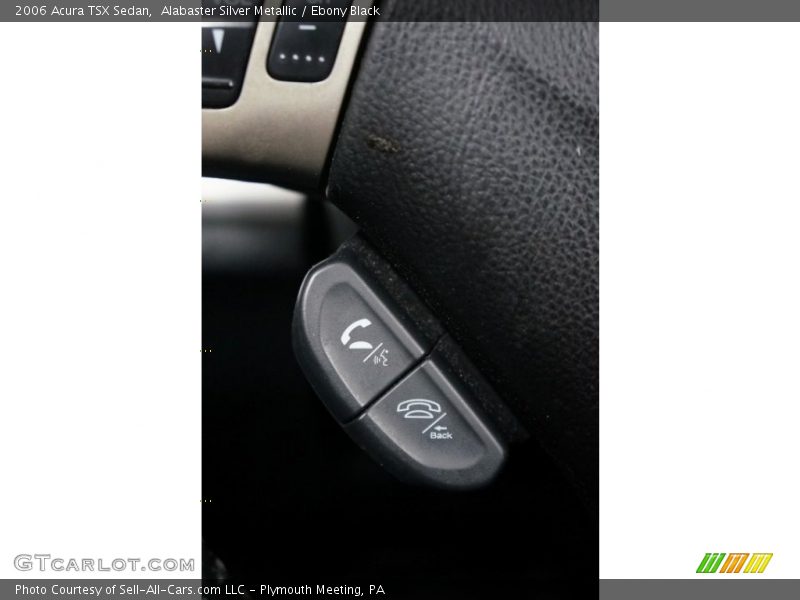 Alabaster Silver Metallic / Ebony Black 2006 Acura TSX Sedan