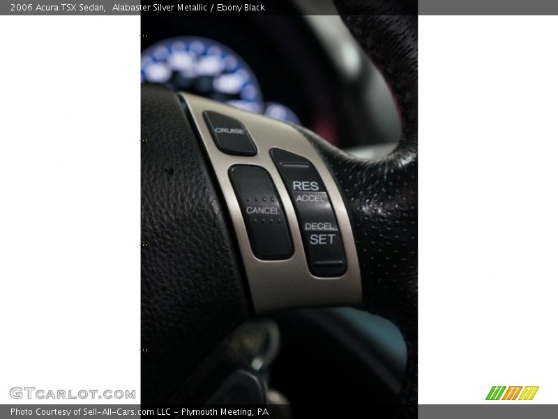 Alabaster Silver Metallic / Ebony Black 2006 Acura TSX Sedan