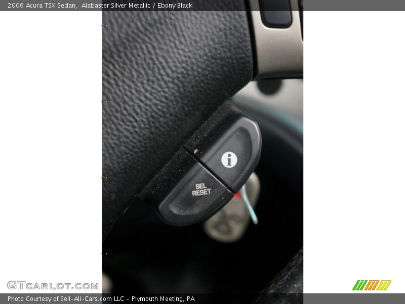 Alabaster Silver Metallic / Ebony Black 2006 Acura TSX Sedan
