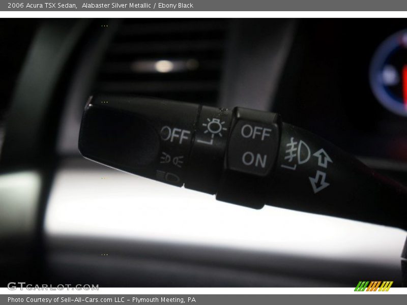 Alabaster Silver Metallic / Ebony Black 2006 Acura TSX Sedan
