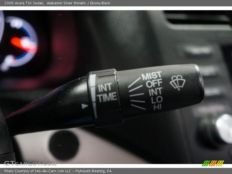 Alabaster Silver Metallic / Ebony Black 2006 Acura TSX Sedan