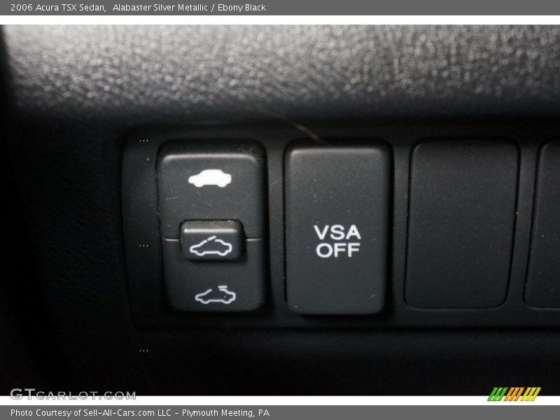 Alabaster Silver Metallic / Ebony Black 2006 Acura TSX Sedan