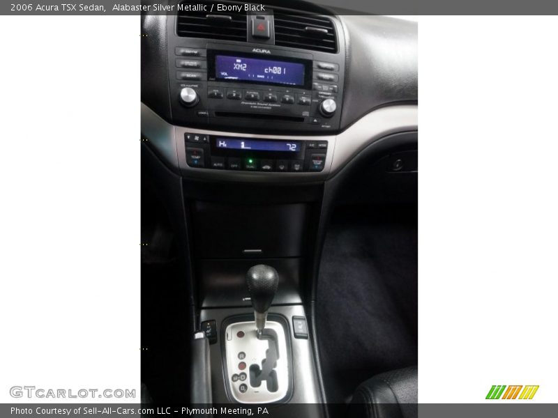 Alabaster Silver Metallic / Ebony Black 2006 Acura TSX Sedan