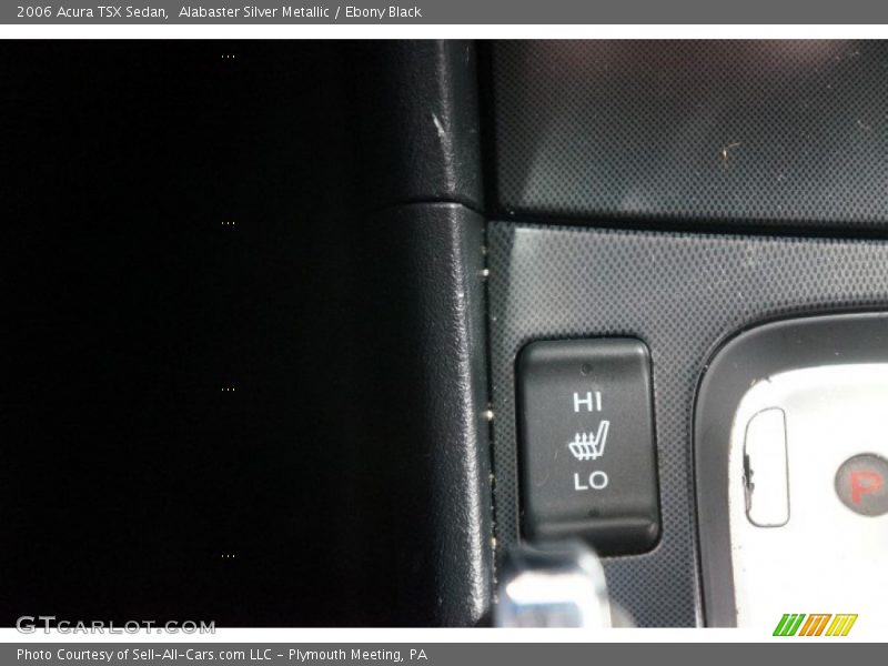 Alabaster Silver Metallic / Ebony Black 2006 Acura TSX Sedan