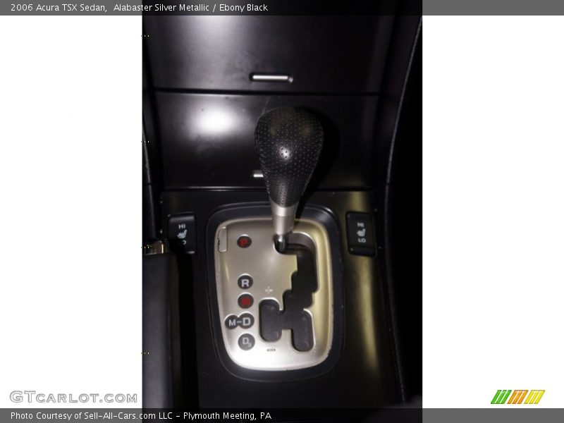 Alabaster Silver Metallic / Ebony Black 2006 Acura TSX Sedan