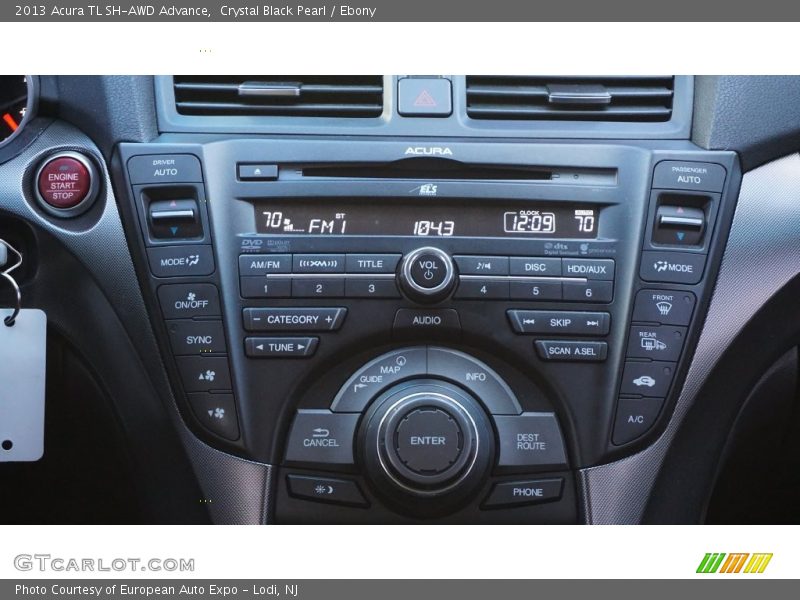 Crystal Black Pearl / Ebony 2013 Acura TL SH-AWD Advance