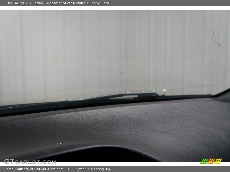 Alabaster Silver Metallic / Ebony Black 2006 Acura TSX Sedan