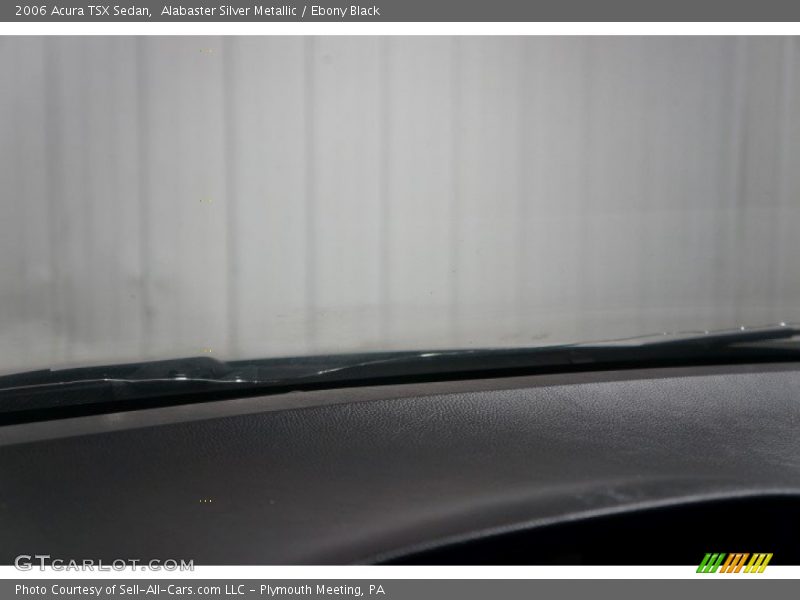 Alabaster Silver Metallic / Ebony Black 2006 Acura TSX Sedan
