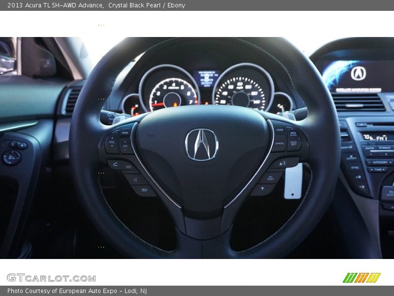 Crystal Black Pearl / Ebony 2013 Acura TL SH-AWD Advance