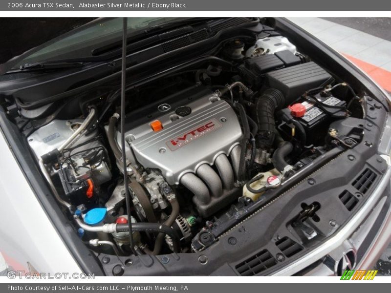 Alabaster Silver Metallic / Ebony Black 2006 Acura TSX Sedan