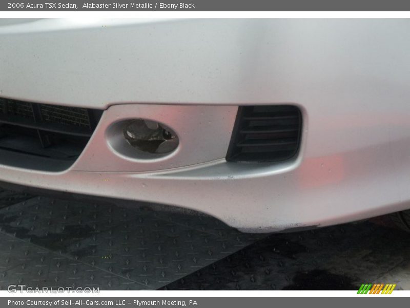 Alabaster Silver Metallic / Ebony Black 2006 Acura TSX Sedan