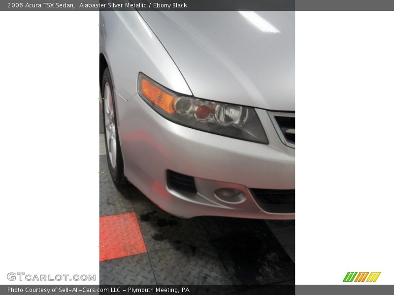 Alabaster Silver Metallic / Ebony Black 2006 Acura TSX Sedan
