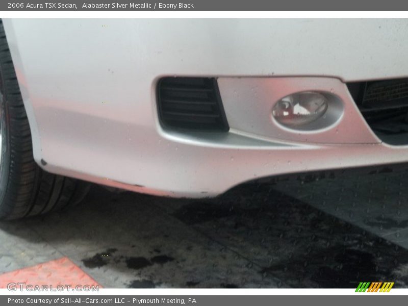 Alabaster Silver Metallic / Ebony Black 2006 Acura TSX Sedan