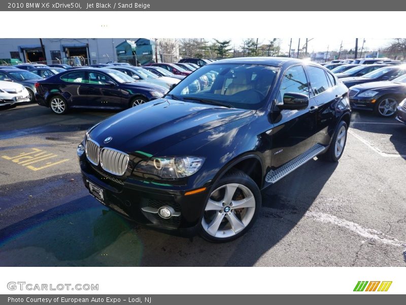 Jet Black / Sand Beige 2010 BMW X6 xDrive50i