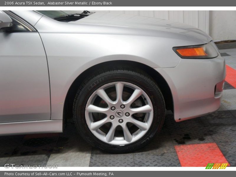 Alabaster Silver Metallic / Ebony Black 2006 Acura TSX Sedan