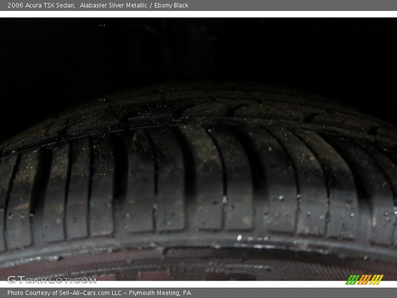 Alabaster Silver Metallic / Ebony Black 2006 Acura TSX Sedan