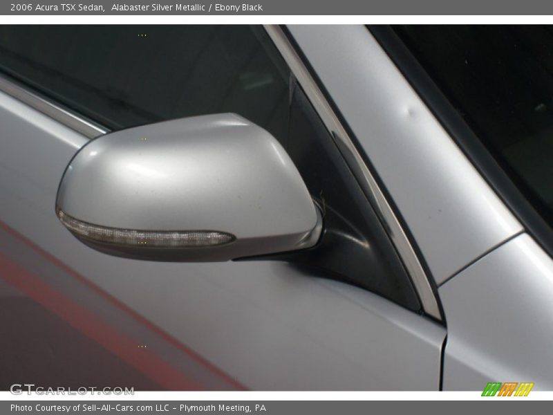 Alabaster Silver Metallic / Ebony Black 2006 Acura TSX Sedan