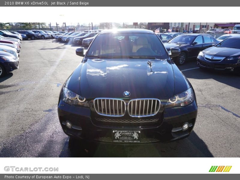 Jet Black / Sand Beige 2010 BMW X6 xDrive50i