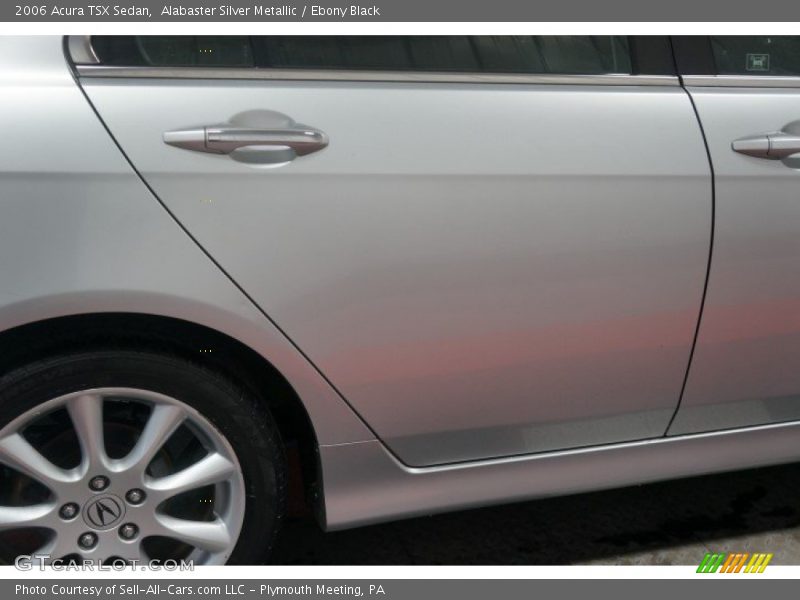 Alabaster Silver Metallic / Ebony Black 2006 Acura TSX Sedan