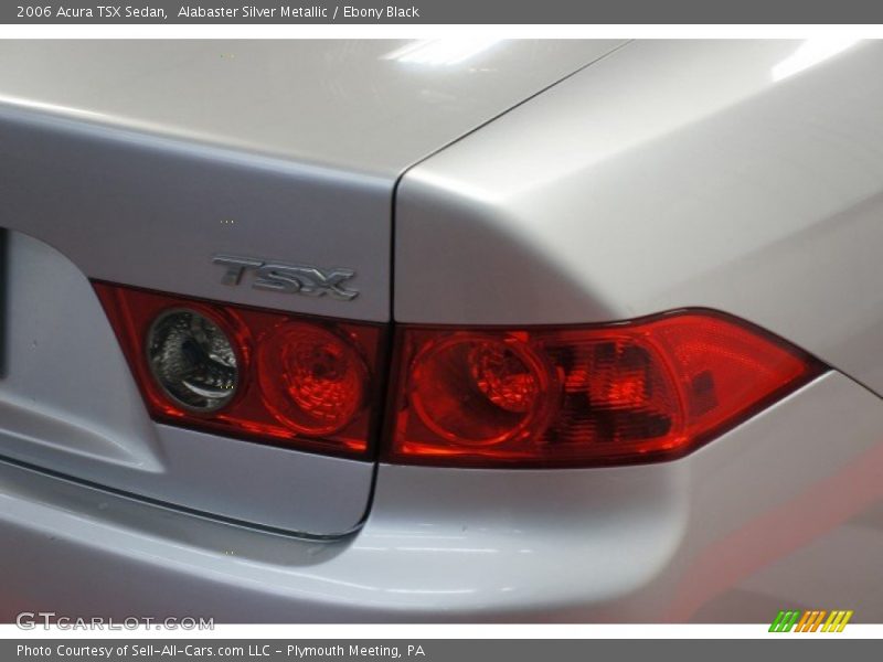 Alabaster Silver Metallic / Ebony Black 2006 Acura TSX Sedan