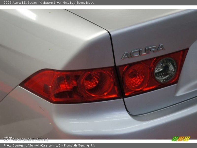 Alabaster Silver Metallic / Ebony Black 2006 Acura TSX Sedan