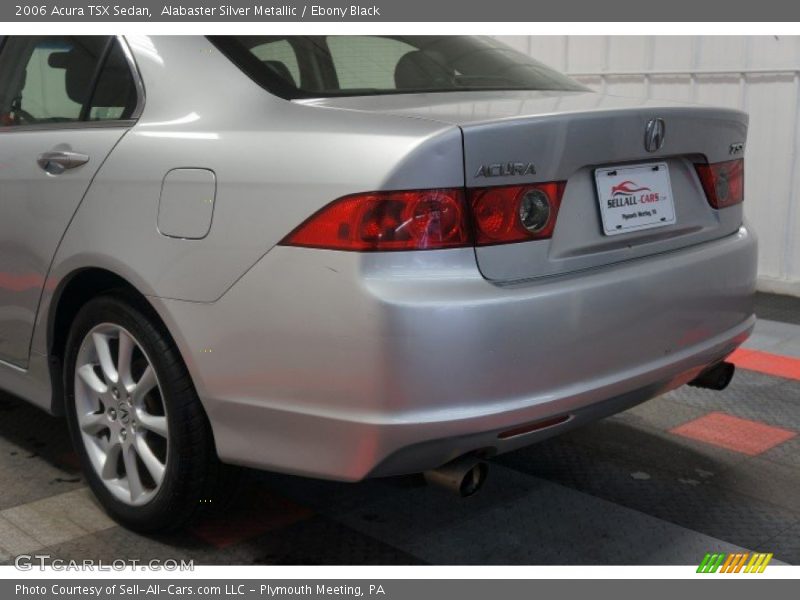 Alabaster Silver Metallic / Ebony Black 2006 Acura TSX Sedan
