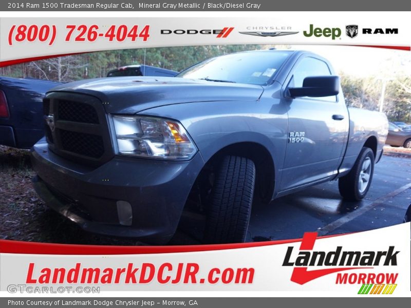 Mineral Gray Metallic / Black/Diesel Gray 2014 Ram 1500 Tradesman Regular Cab