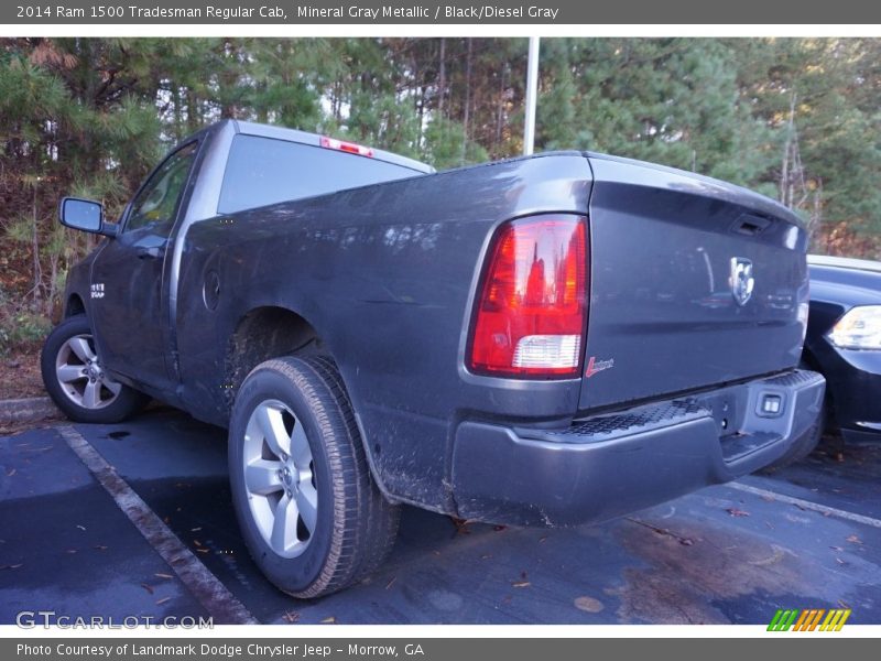 Mineral Gray Metallic / Black/Diesel Gray 2014 Ram 1500 Tradesman Regular Cab