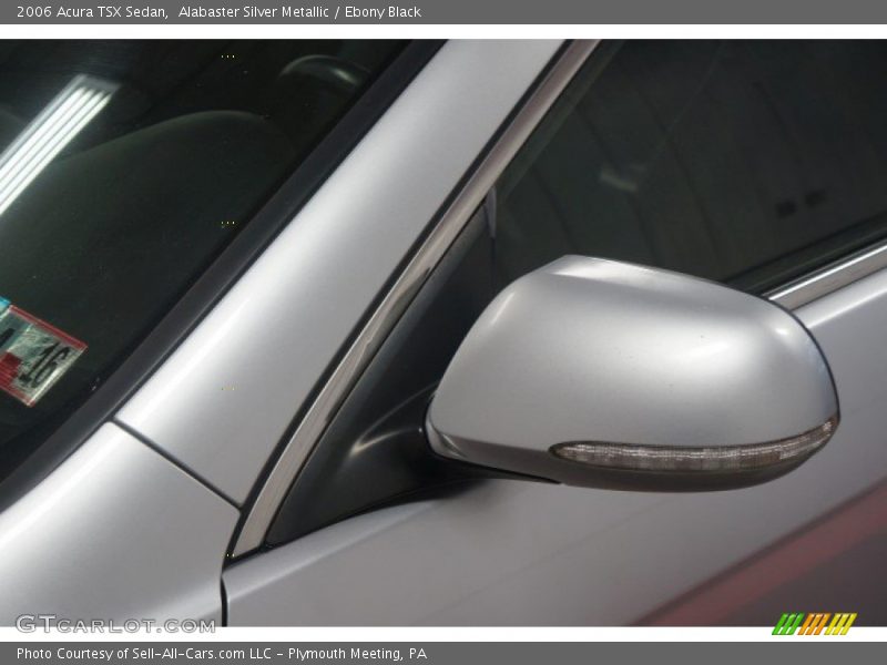 Alabaster Silver Metallic / Ebony Black 2006 Acura TSX Sedan