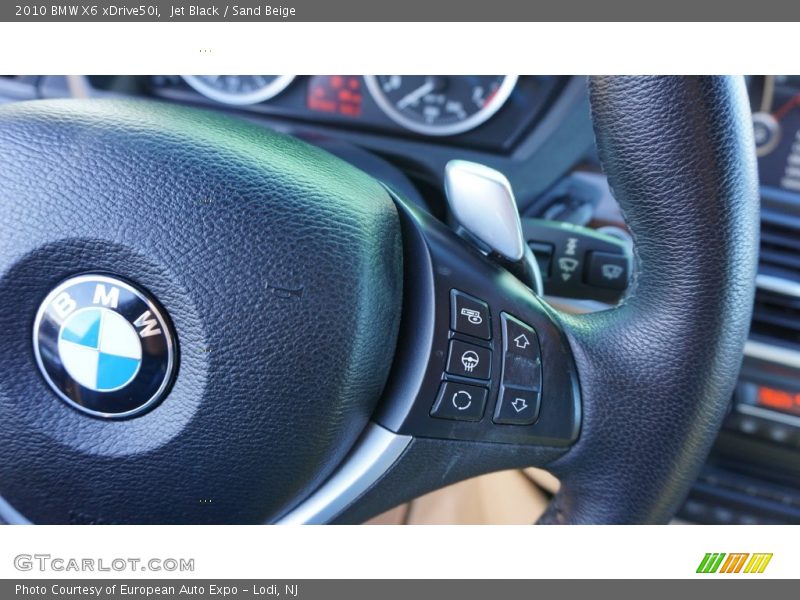 Jet Black / Sand Beige 2010 BMW X6 xDrive50i